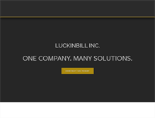 Tablet Screenshot of luckinbill.com